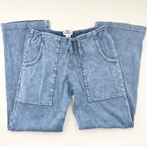 Hard Tail Straight Leg Pants Blue